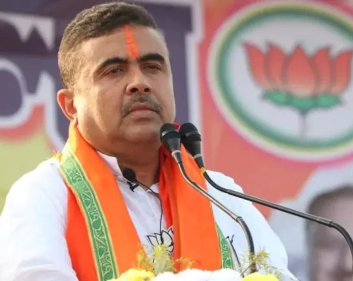 BJP's Suvendu Adhikari Loses Cool After Slogans Raised Against Him In Kolkata