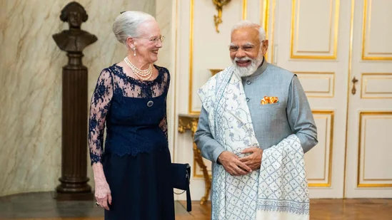 PM Modi meets Queen of Denmark Margrethe II