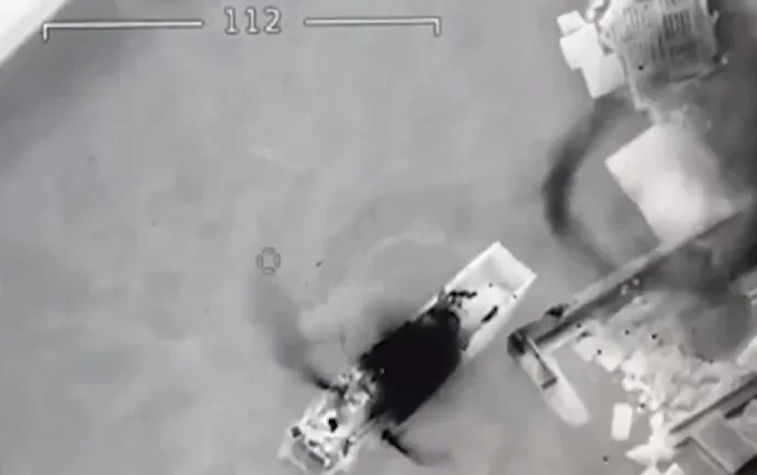 Ukrainian drone destroys Russian ship near Snake Island in Black sea | Watch